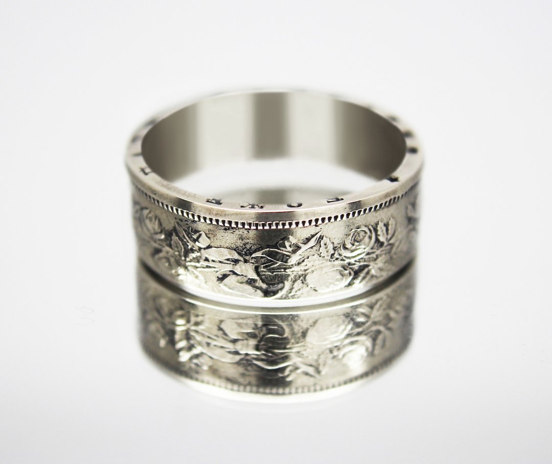 Bulgaria Coin Ring 50 leva 1943 coin rings for men coin rings for women - 戒指 - 其他金属 