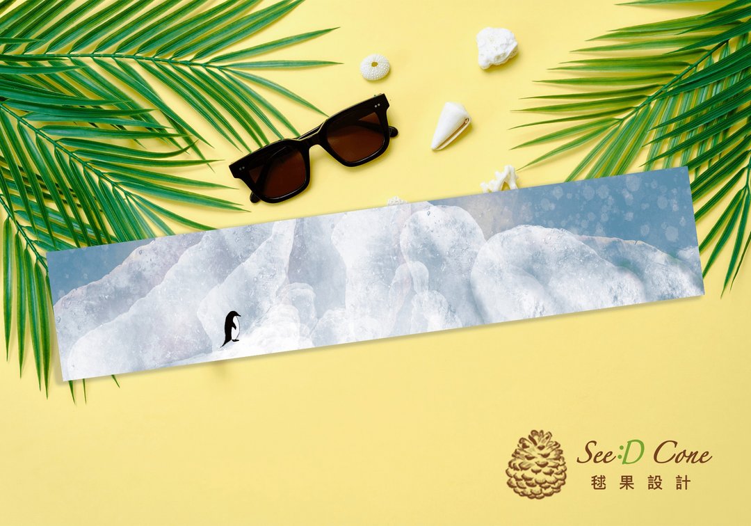 绝对激凉凉感巾-寂寞冰川 Cooling towel - 毛巾浴巾 - 其他材质 白色