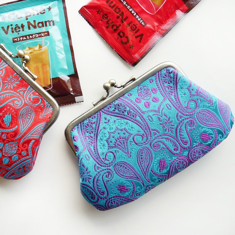 冷调  口金包 子母包 / 零钱包 【台湾制造】 - 零钱包 - 其他金属 蓝色