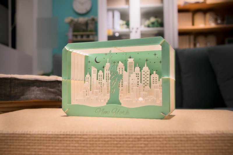 【纸托邦DIY】美国北部纸雕盒 | 纽约 芝加哥 华府 费城 克里夫兰 - 摆饰 - 纸 多色