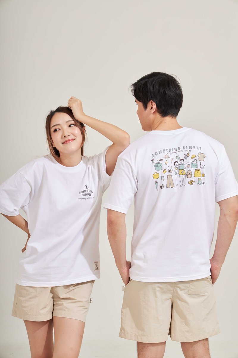 SABAI - 基本款纯棉 T 恤 (01) - 女装 T 恤 - 棉．麻 白色