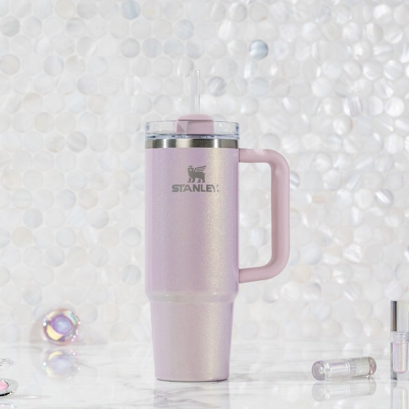 STANLEY 冒险系列 吸管随手杯2.0 0.88L / 星辰裸粉 - 保温瓶/保温杯 - 不锈钢 