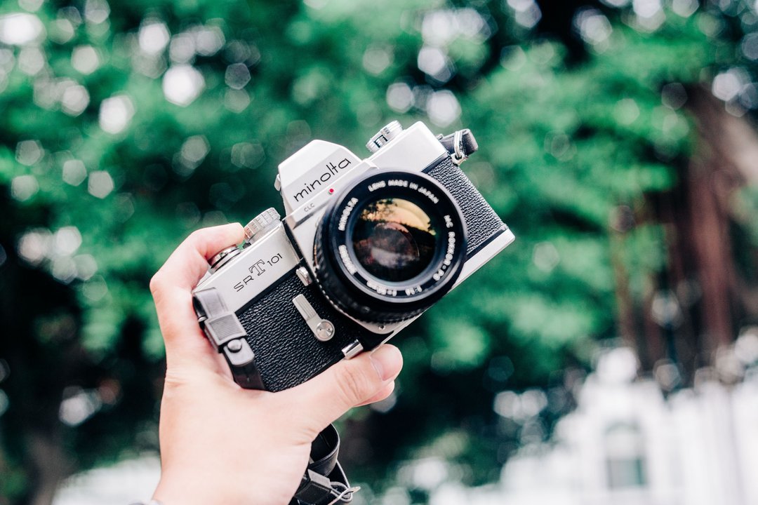 【新手单眼】Minolta SRT-101 底片单眼相机 F1.4 大光圈 - 相机 - 其他金属 银色