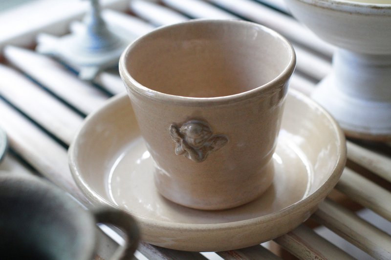 法式茶杯组 - 茶具/茶杯 - 陶 咖啡色