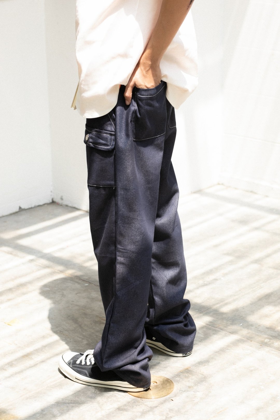 House of High Workwear pant (Jeans 10oz) - 男士长裤 - 棉 蓝色