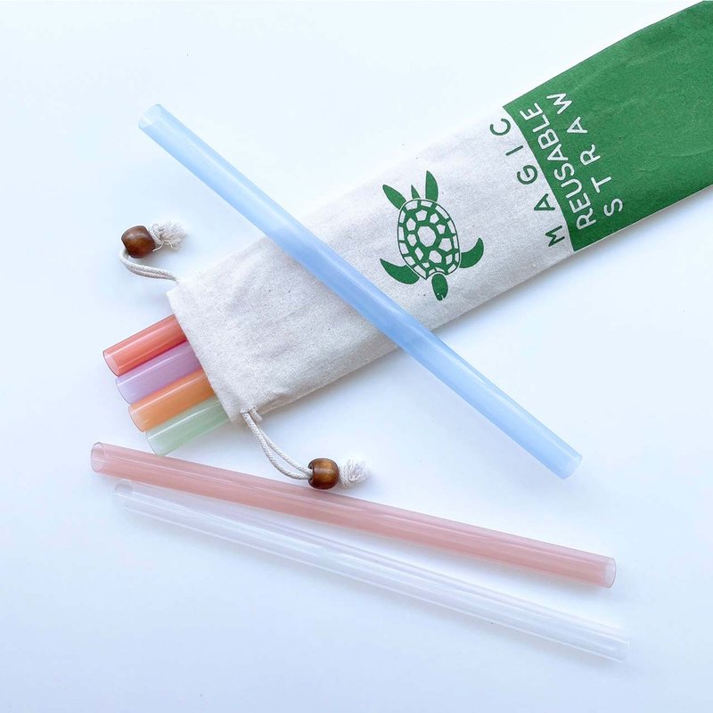 【美吉吸管 x 21.5cm】 单支粗吸管  • 适用大杯手摇饮 - 环保吸管 - 其他材质 多色