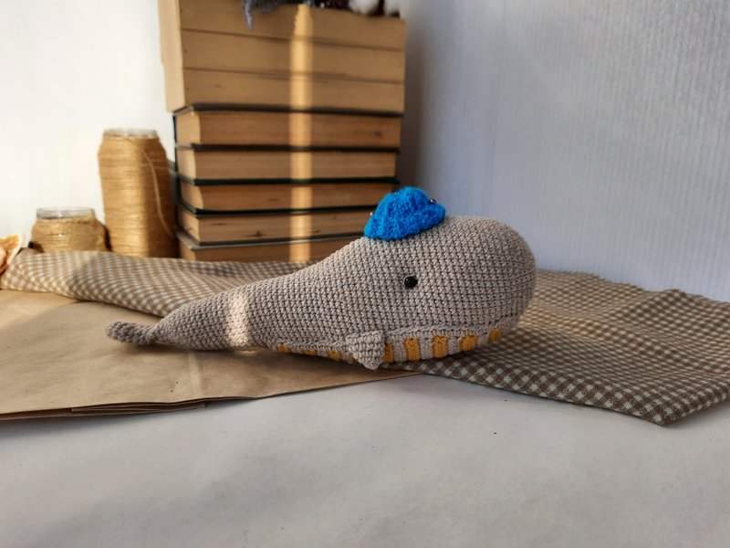 Amigurumi whale crochet pattern. Amigurumi sea animal crochet pattern. DIY boho - 手工艺教程/工具书 - 其他材质 