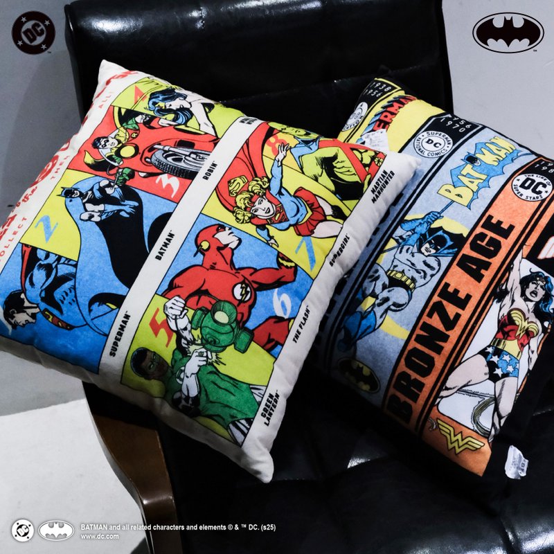 【BATMAN蝙蝠侠】DC正义联盟双面抱枕 - 枕头/抱枕 - 其他材质 