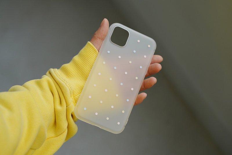 来图定制 波点半透明磨砂手机壳 全包防撞 - 手机壳/手机套 - 其他材质 多色