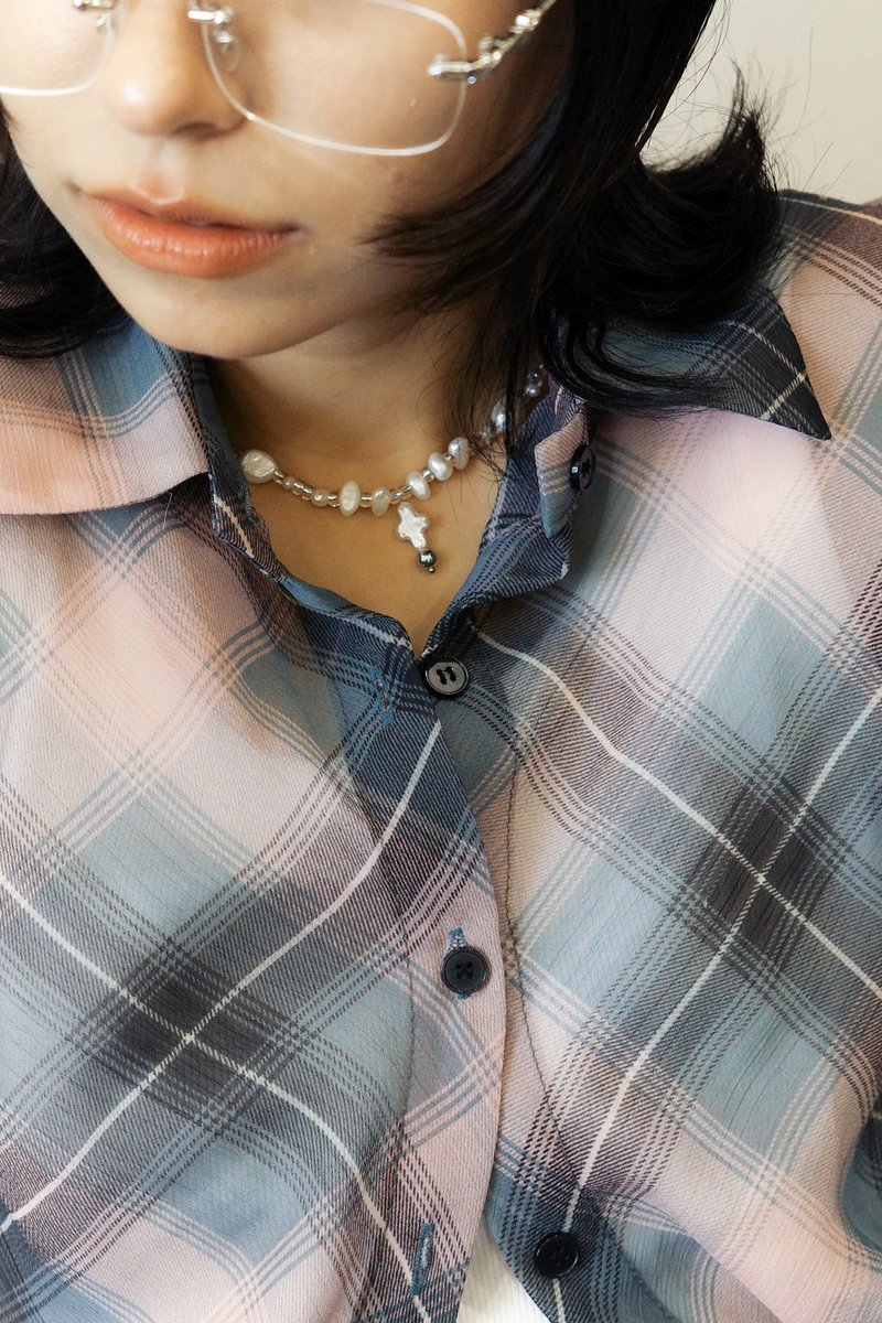 芜-无垢 十字架珍珠项链 - 项链 - 其他材质 