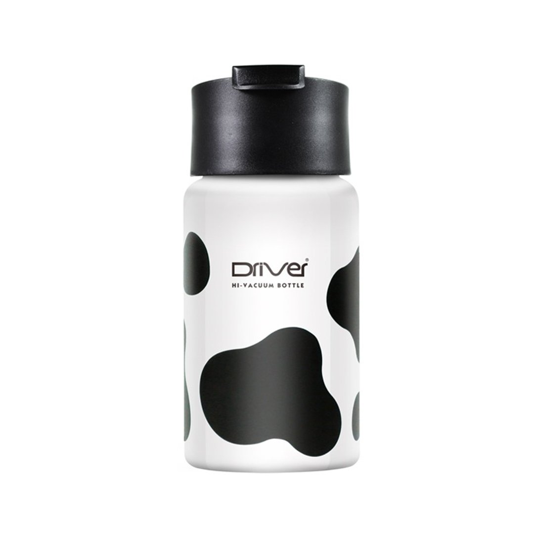 (附赠2款杯盖)--Driver 冷热随行保冰杯 350ml (乳牛) - 茶具/茶杯 - 其他金属 透明