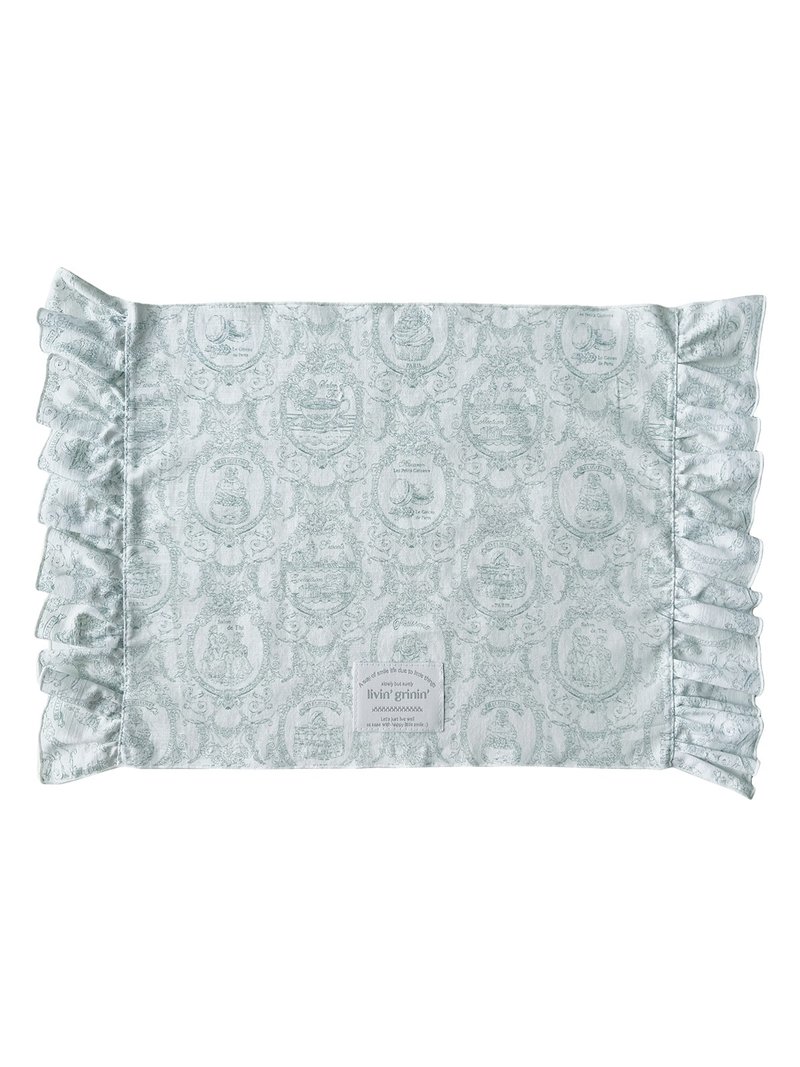 午茶时光抹布_薄荷绿 - 餐垫/桌巾 - 棉．麻 白色