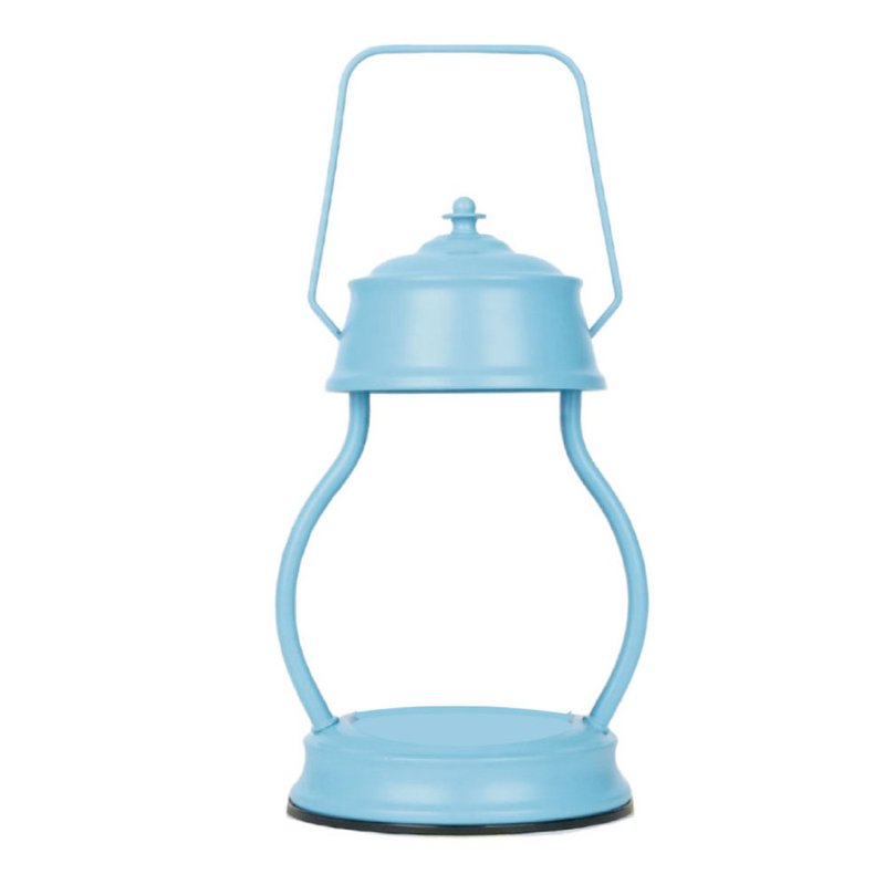 【福利展示品】韩国 PRAY 守夜人金属香氛蜡烛暖灯(L)-圣托里尼 - 蜡烛/烛台 - 其他金属 蓝色