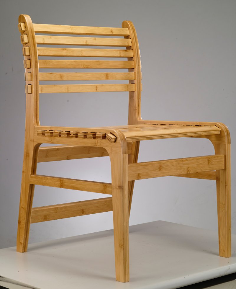 巧舒椅 Q弹 竹椅 - 椅子/沙发 - 竹 金色