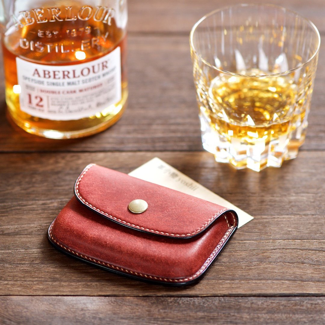 Plump business card holder color order - 名片夹/名片盒 - 真皮 