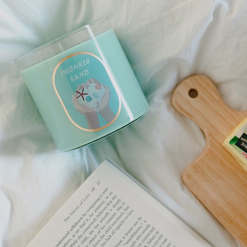 【韩国 PRAY】釜山严选蜡烛-如此耀眼 /480g - 蜡烛/烛台 - 玻璃 绿色