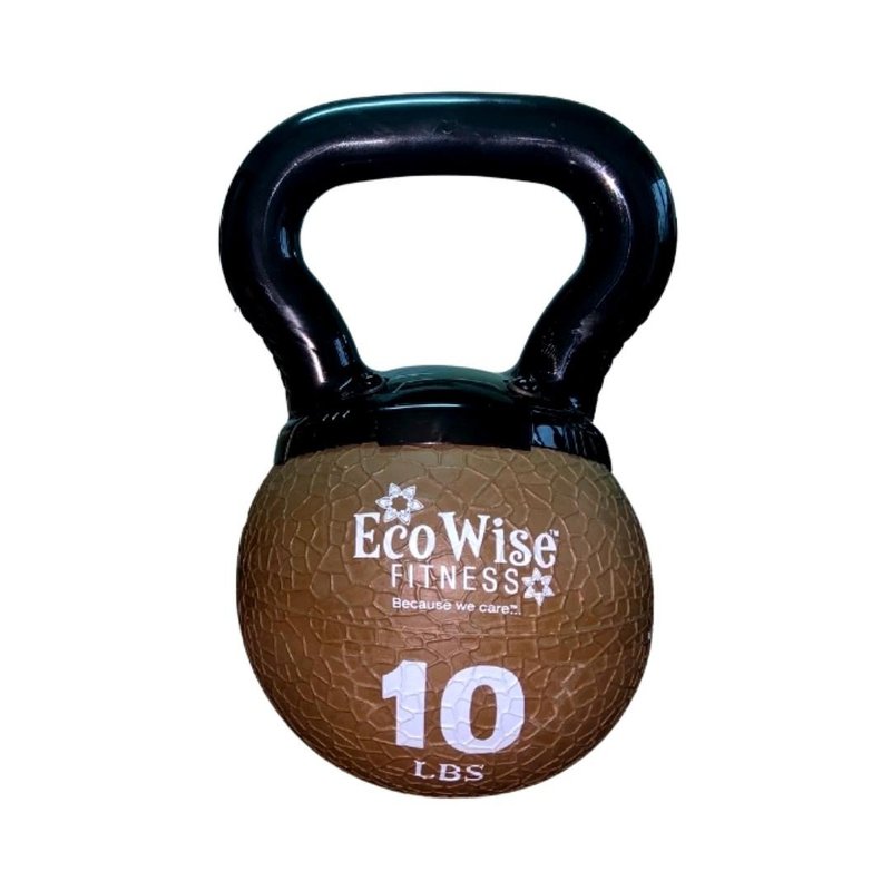 美国EcoWise迷你壶铃 10磅 - 运动/健身用品 - 橡胶 咖啡色