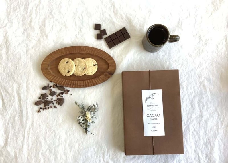 【日本直邮】 CACAObroma | 双倍特浓巧克力曲奇饼干 12 枚_G-014 - 手工饼干 - 新鲜食材 咖啡色