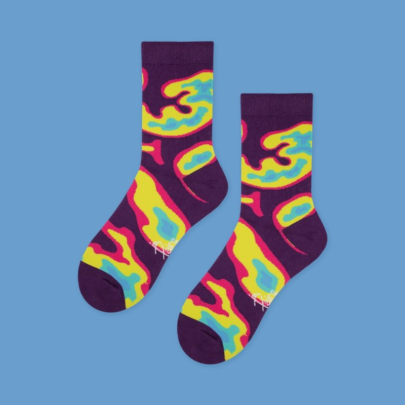 in Pairs | 细胞中筒袜 - 袜子 - 棉．麻 多色