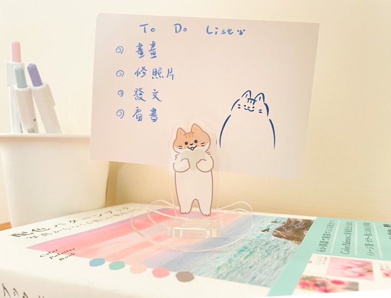 猫咪摇摇Memo夹 - 其他 - 塑料 多色