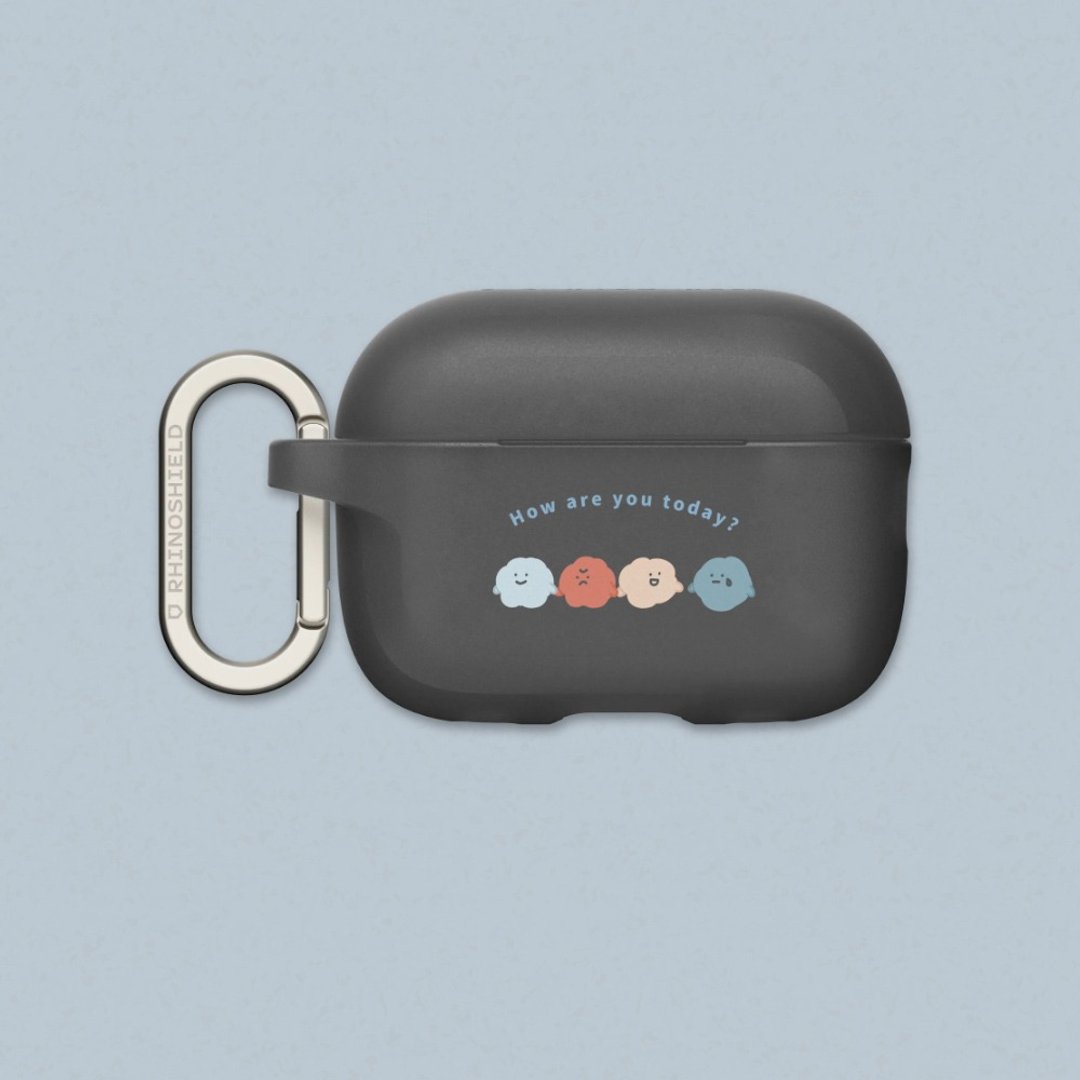Airpods 防摔耳机保护壳∣方坊系列/手牵手一起走 - 耳机收纳 - 塑料 多色