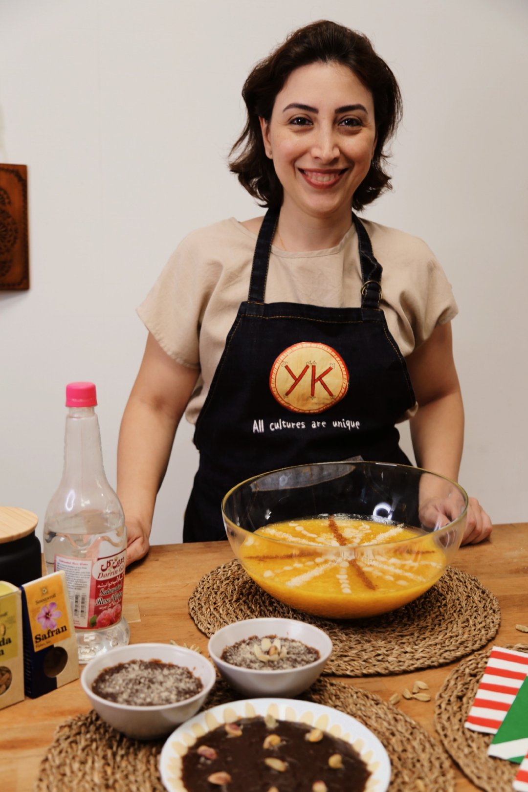 来伊朗人家作客 伊朗美食 哈尔瓦酥糖 藏红花米布丁 - 其他 - 其他材质 