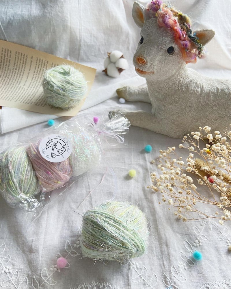 特种混合棉线 梦幻系列 编织线材 - 编织/刺绣/羊毛毡/裁缝 - 其他材质 绿色