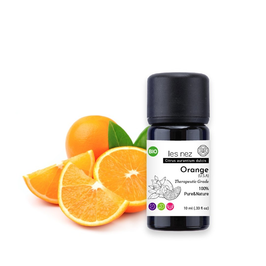 【Les nez 香鼻子】天然单方加州甜橙纯精油 10ML - 香薰/精油/线香 - 精油 黑色