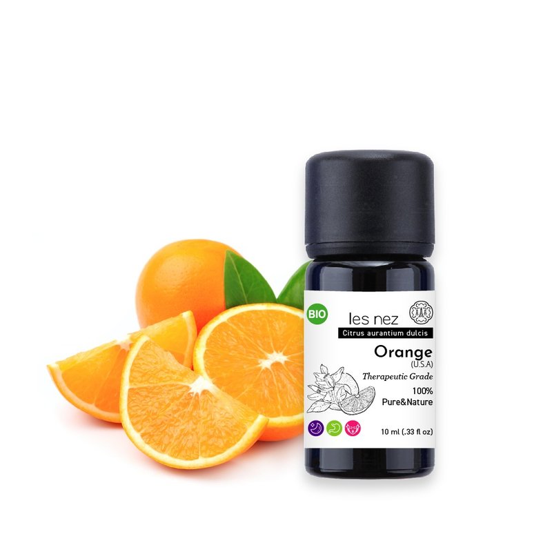 【Les nez 香鼻子】天然单方加州甜橙纯精油 10ML - 香薰/精油/线香 - 精油 黑色