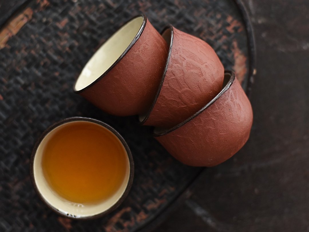赤城 系列 匠人手作 手工紫砂茶杯 粉引 主人杯 品茗杯 闻香杯 - 茶具/茶杯 - 陶 