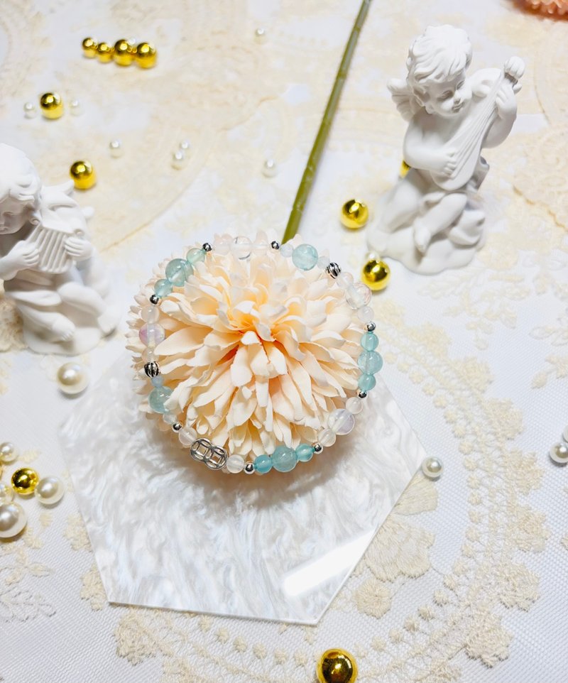 清澈蓝晶  水晶手链 - 手链/手环 - 水晶 蓝色