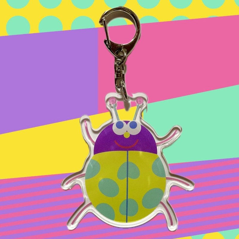 瓢虫 压克力钥匙圈 - 钥匙链/钥匙包 - 塑料 多色