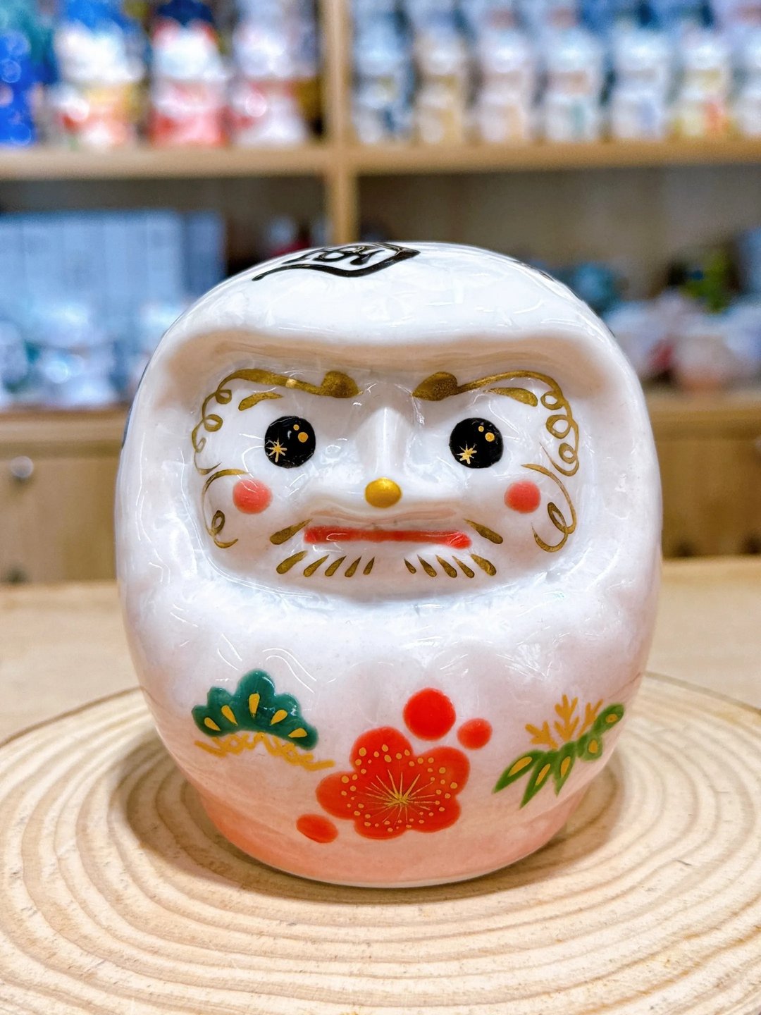 【花晶禅艺】日本清水烧达摩 | 花结晶 - 黑彩X梦想 - 摆饰 - 瓷 白色