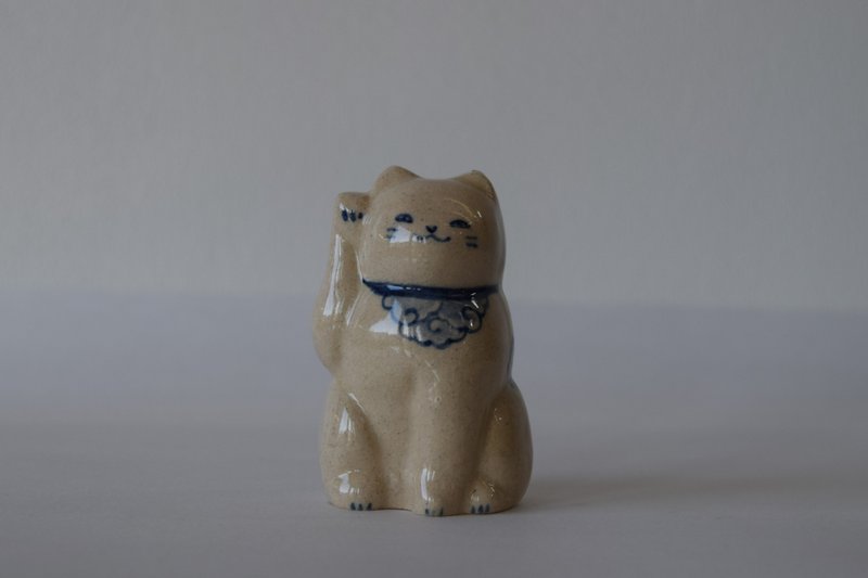 招财猫 S 小福 - 摆饰 - 陶 