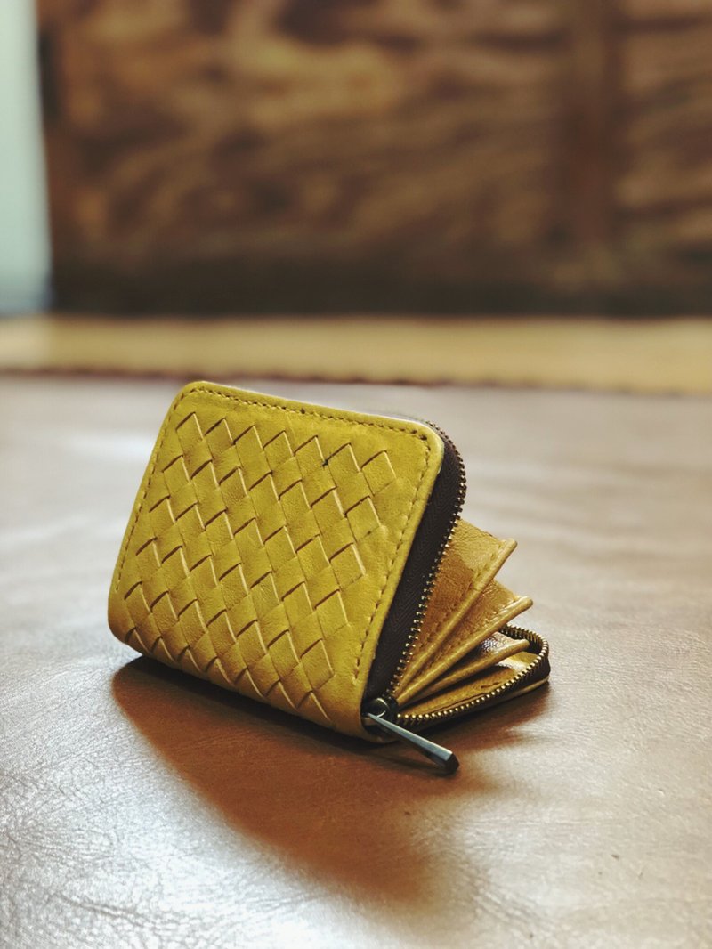 【定制化礼物】【森林的秘密】多格拉链零钱包 - 零钱包 - 真皮 多色