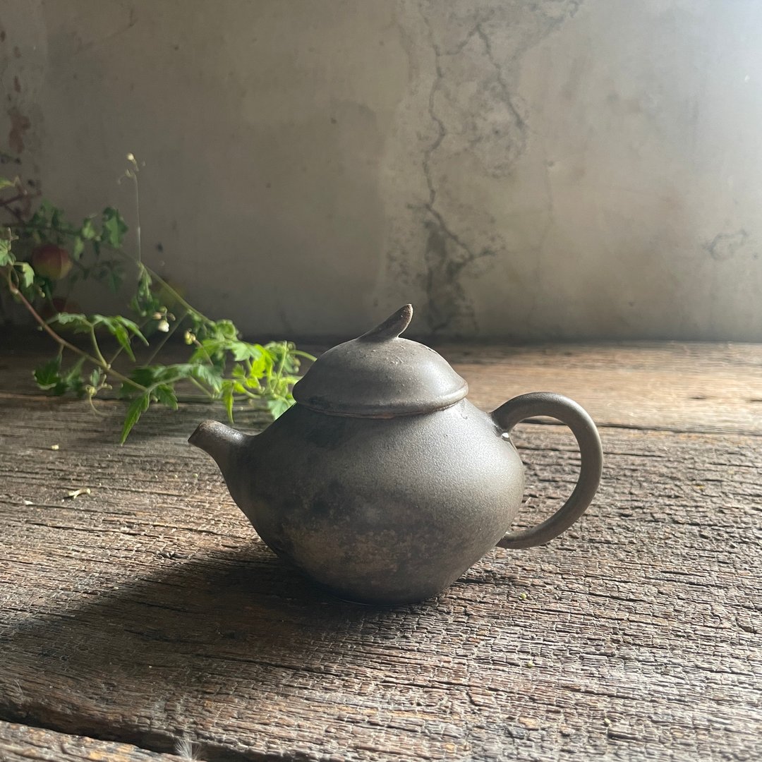 茶壶_墨绿乌金 - 茶具/茶杯 - 陶 黑色