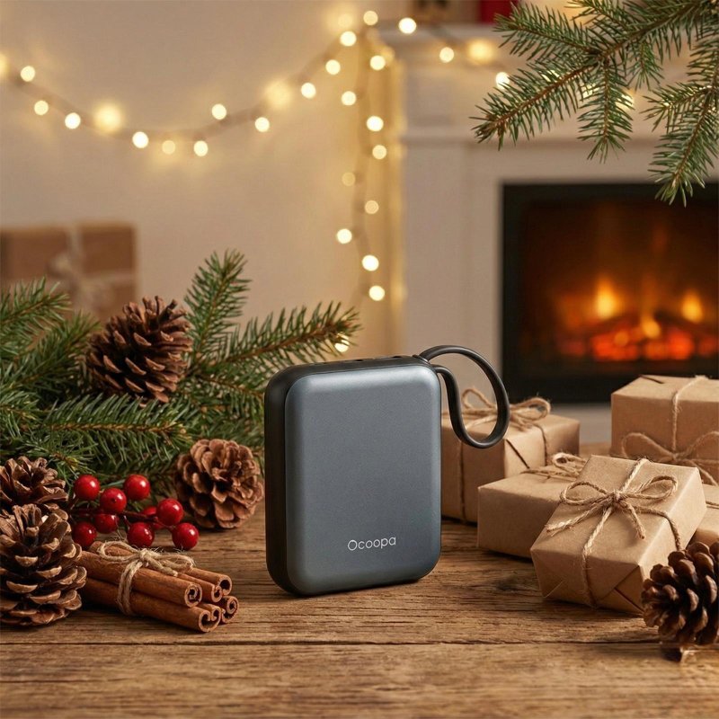 超迷你速热暖手宝│Ocoopa UT5 Nano│长续航暖蛋-深灰 - 其他 - 其他金属 