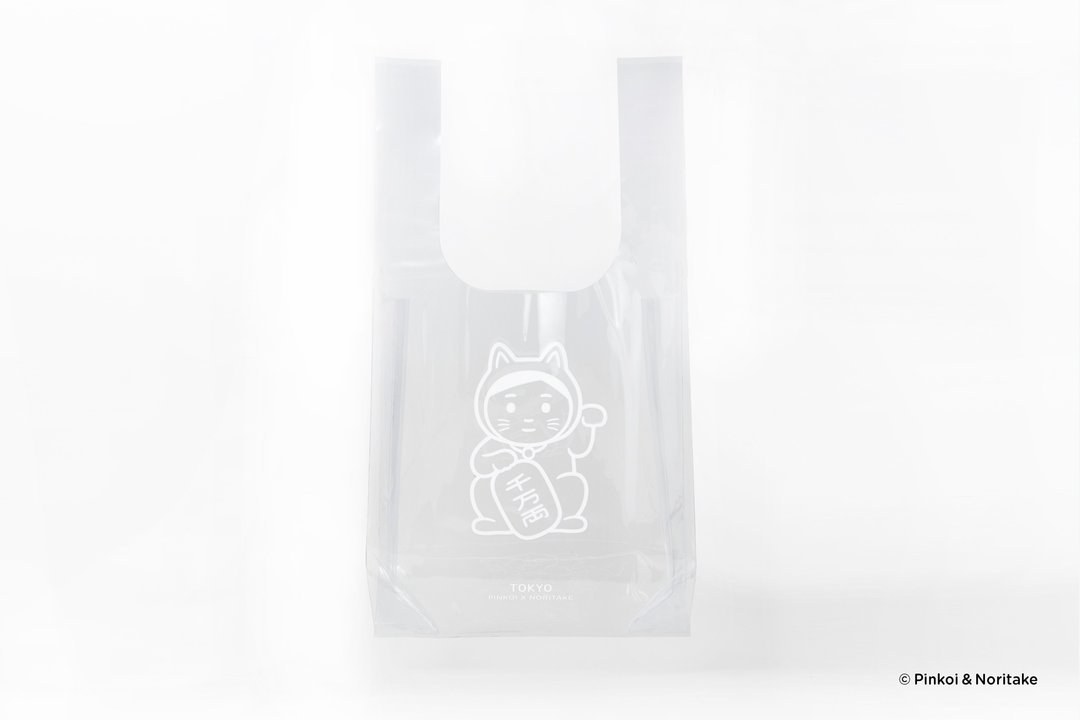 Pinkoi x Noritake PVC 透明手提袋 东京版 - 手提包/手提袋 - 塑料 透明