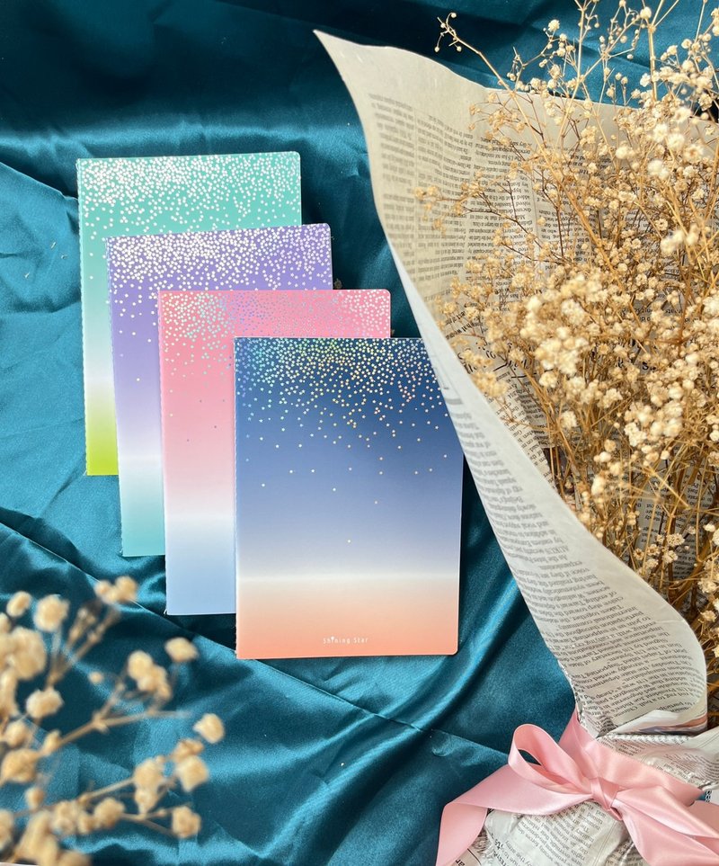 璀璨星空车线笔记本 4本入 - 笔记本/手帐 - 纸 