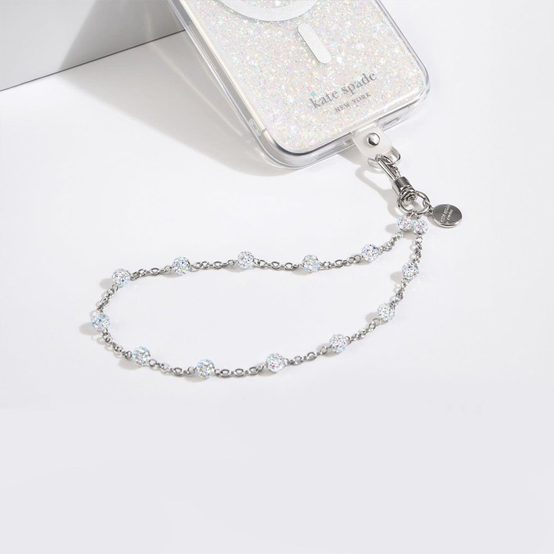 【kate spade】手机挂链 小清新 - 手机配件 - 其他金属 白色