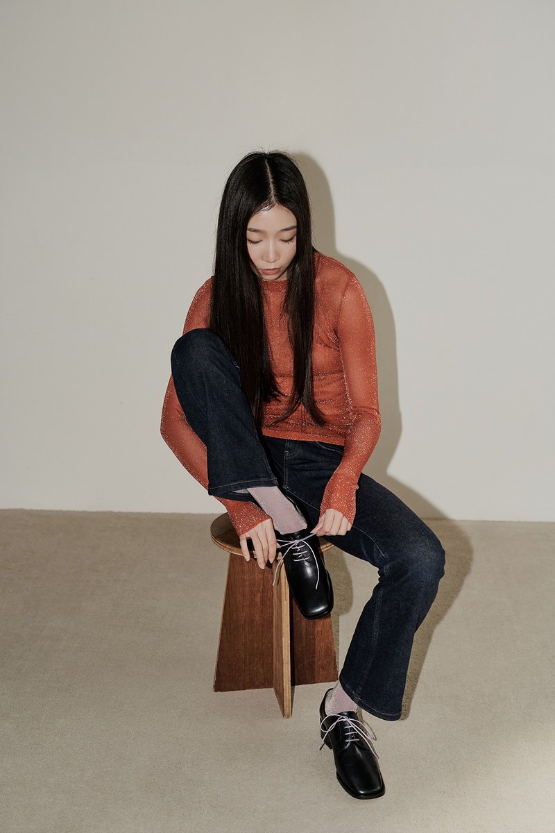 Re 35 德比跟鞋 - 黑 - 女款牛津鞋/乐福鞋 - 真皮 黑色