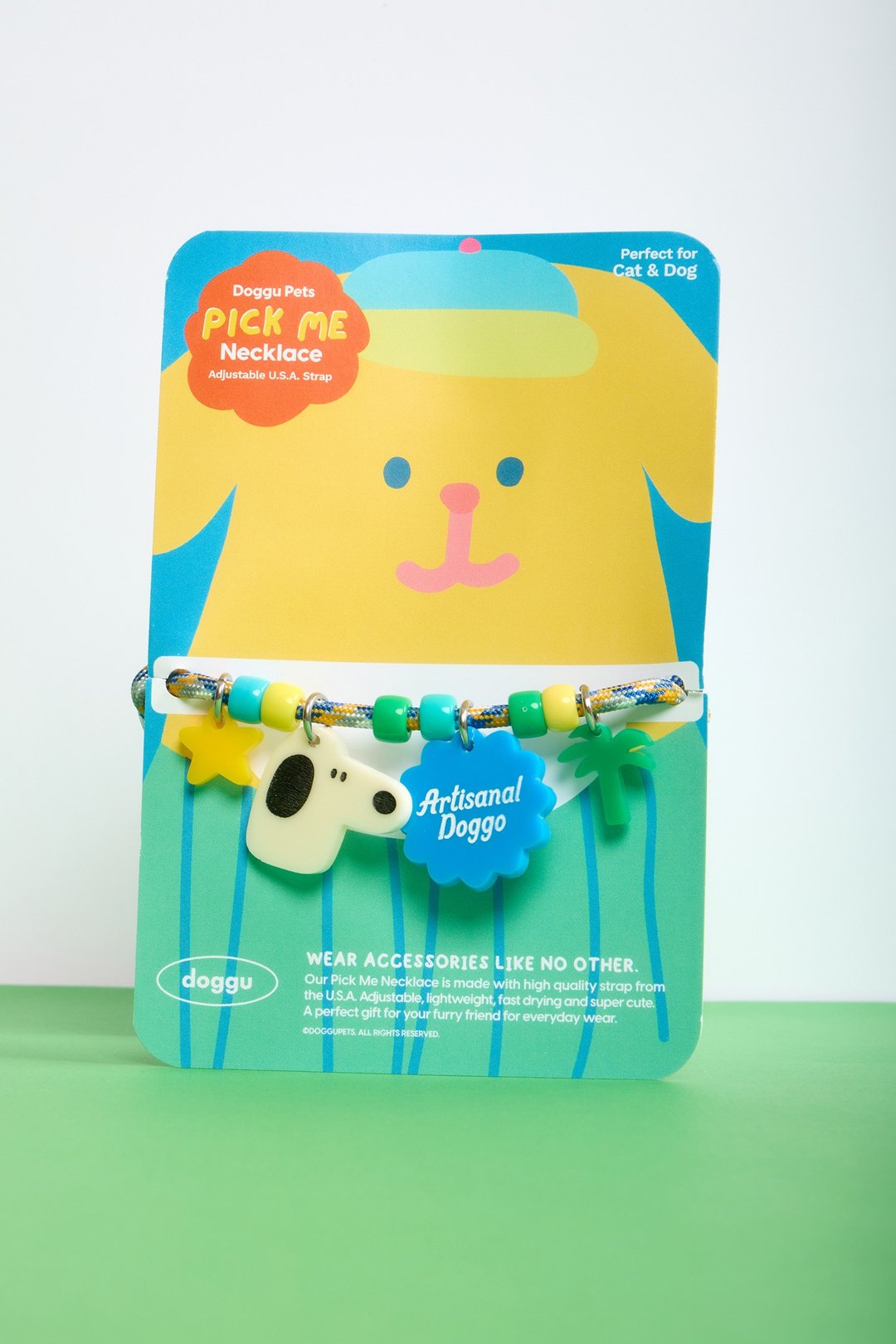 DOGGU PETS 宠物项链组 Pick me 手工狗狗 - 项圈/牵绳 - 其他材质 多色