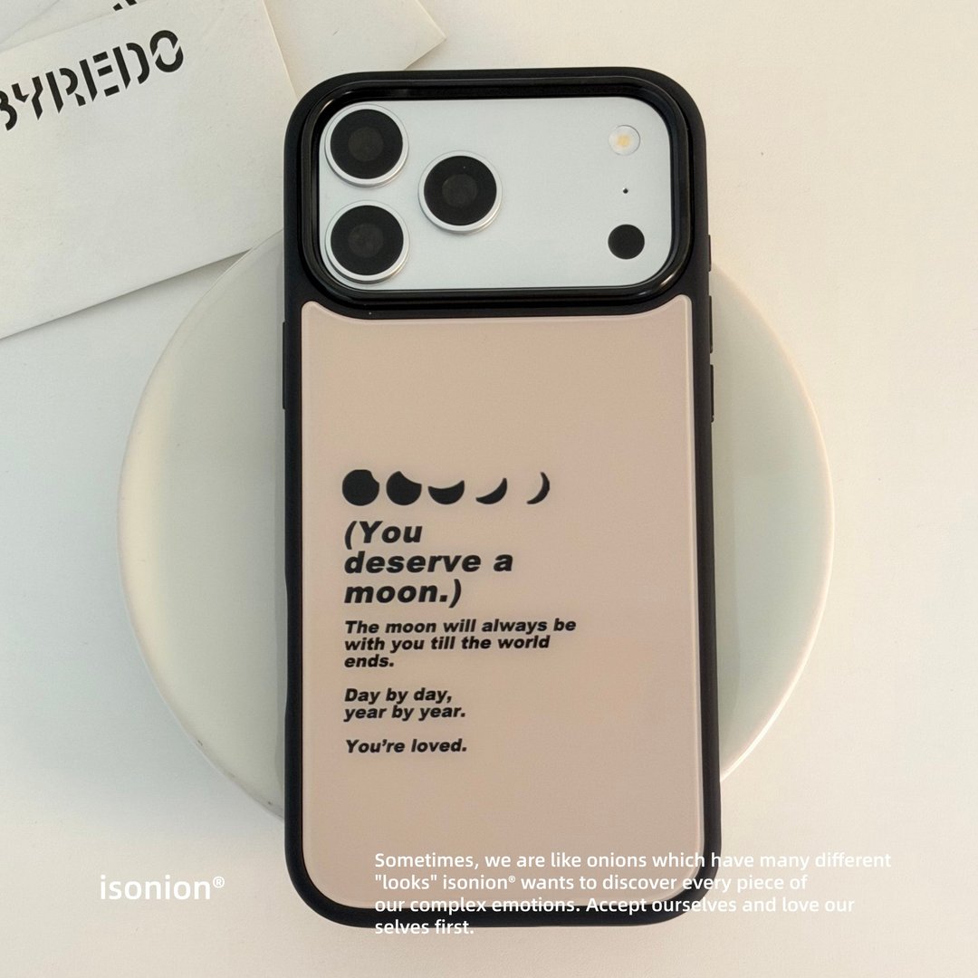 原创ins适用于苹果iPhone17promax全包米白黑框16简约高级手机壳 - 手机壳/手机套 - 压克力 