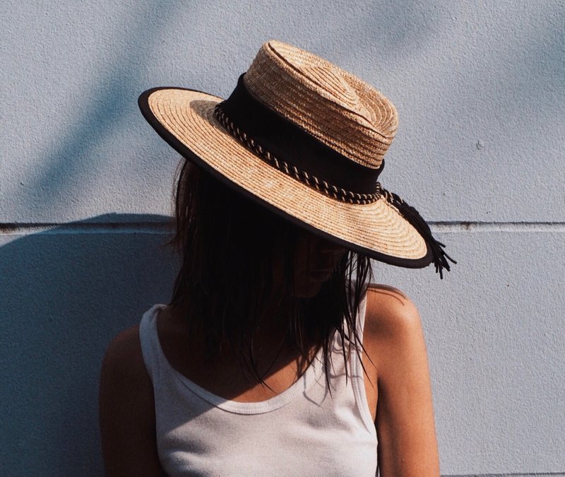Boca fedora hat (black band and rope) - 帽子 - 其他材质 金色