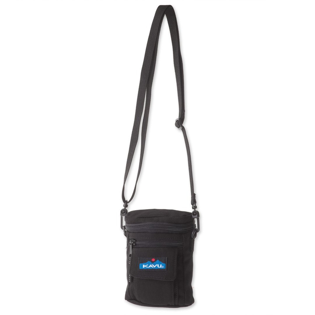 【西雅图 KAVU】Hobart Satchel 复古腰挂包 黑色 #909 - 侧背包/斜挎包 - 聚酯纤维 