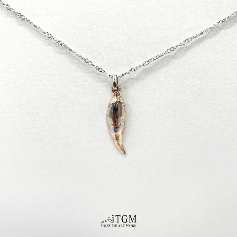 小辣椒项链 定情/爱情/送礼/木目金 - 项链 - 其他金属 