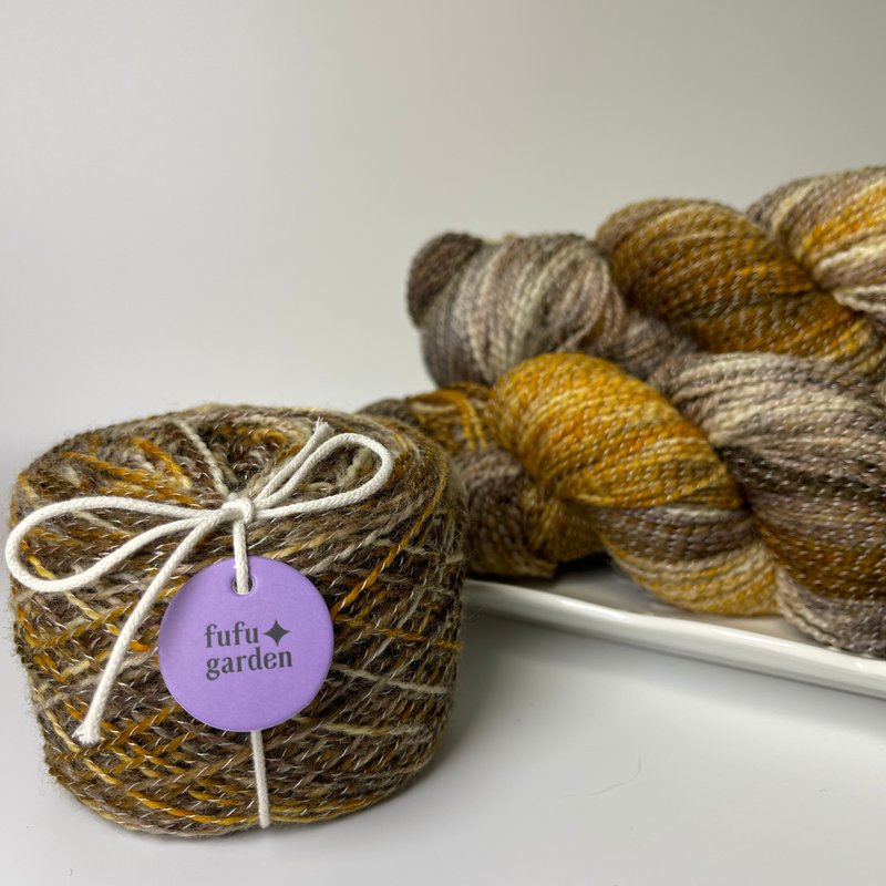 fufugarden羊毛泰迪系列-美拉德色 - 编织/刺绣/羊毛毡/裁缝 - 羊毛 