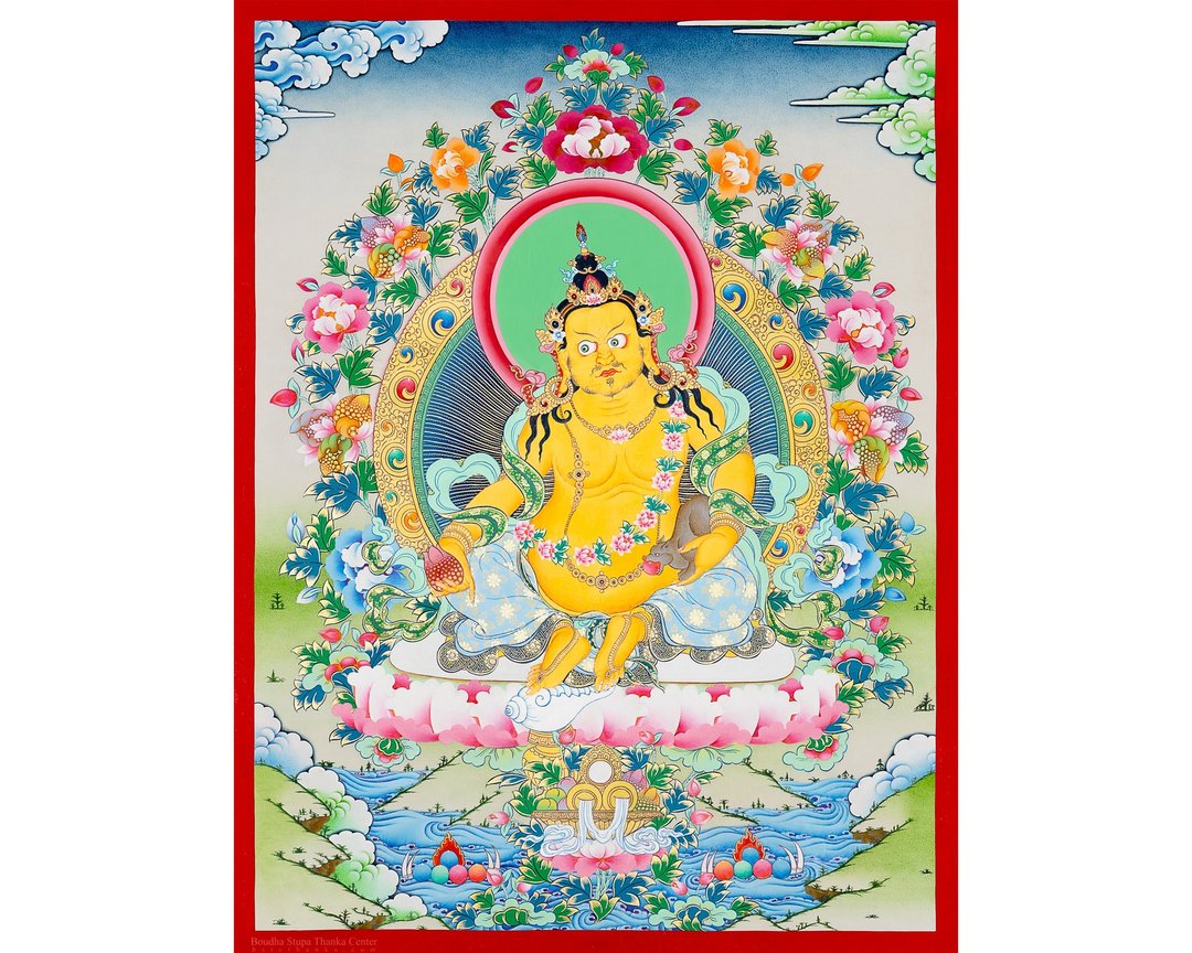 充满活力的财富增长唐卡 – 吸引丰盛 - 墙贴/壁贴 - 其他材质 多色