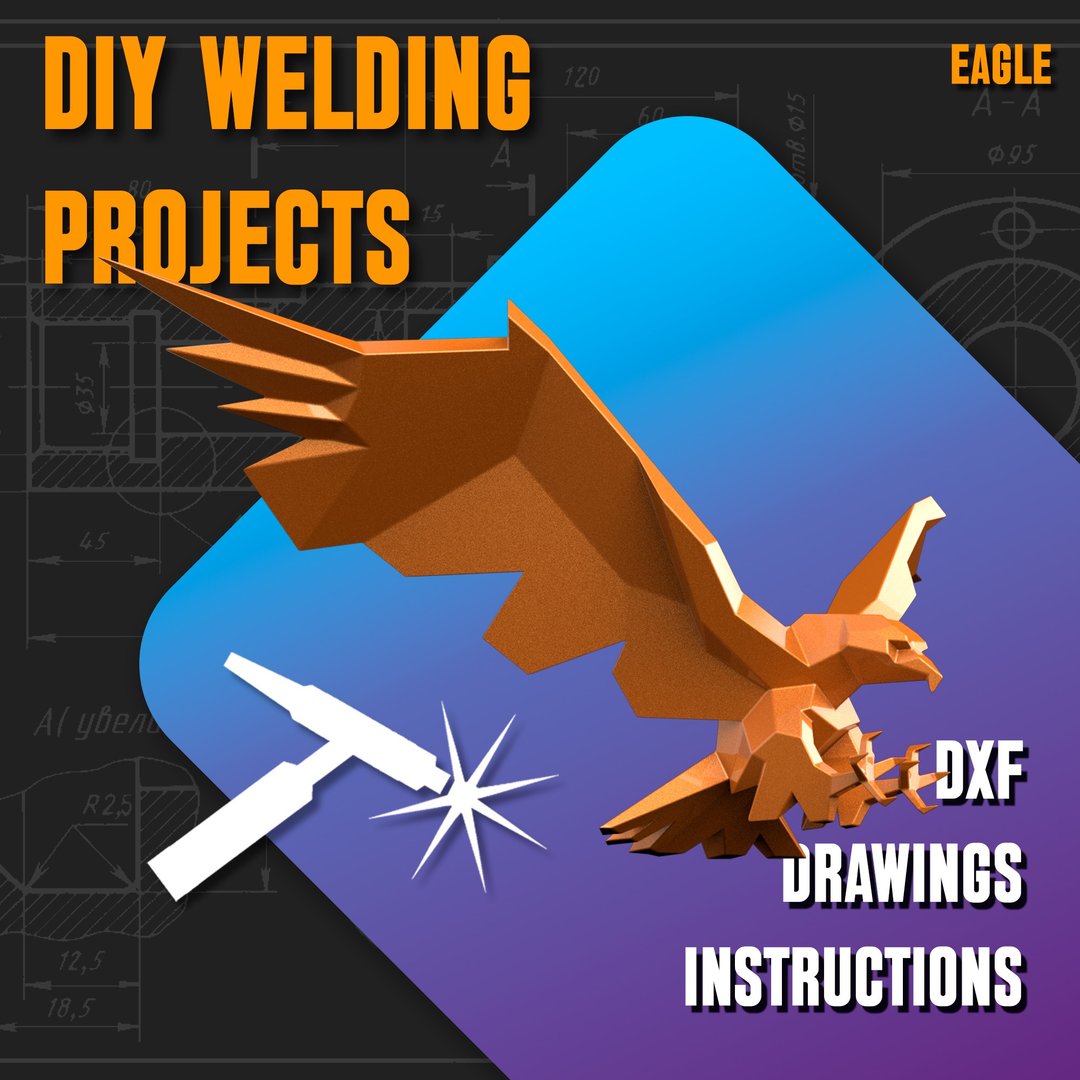 焊接项目计划图 Eagle（DXF、PDF） - 图文模板设计 - 其他材质 