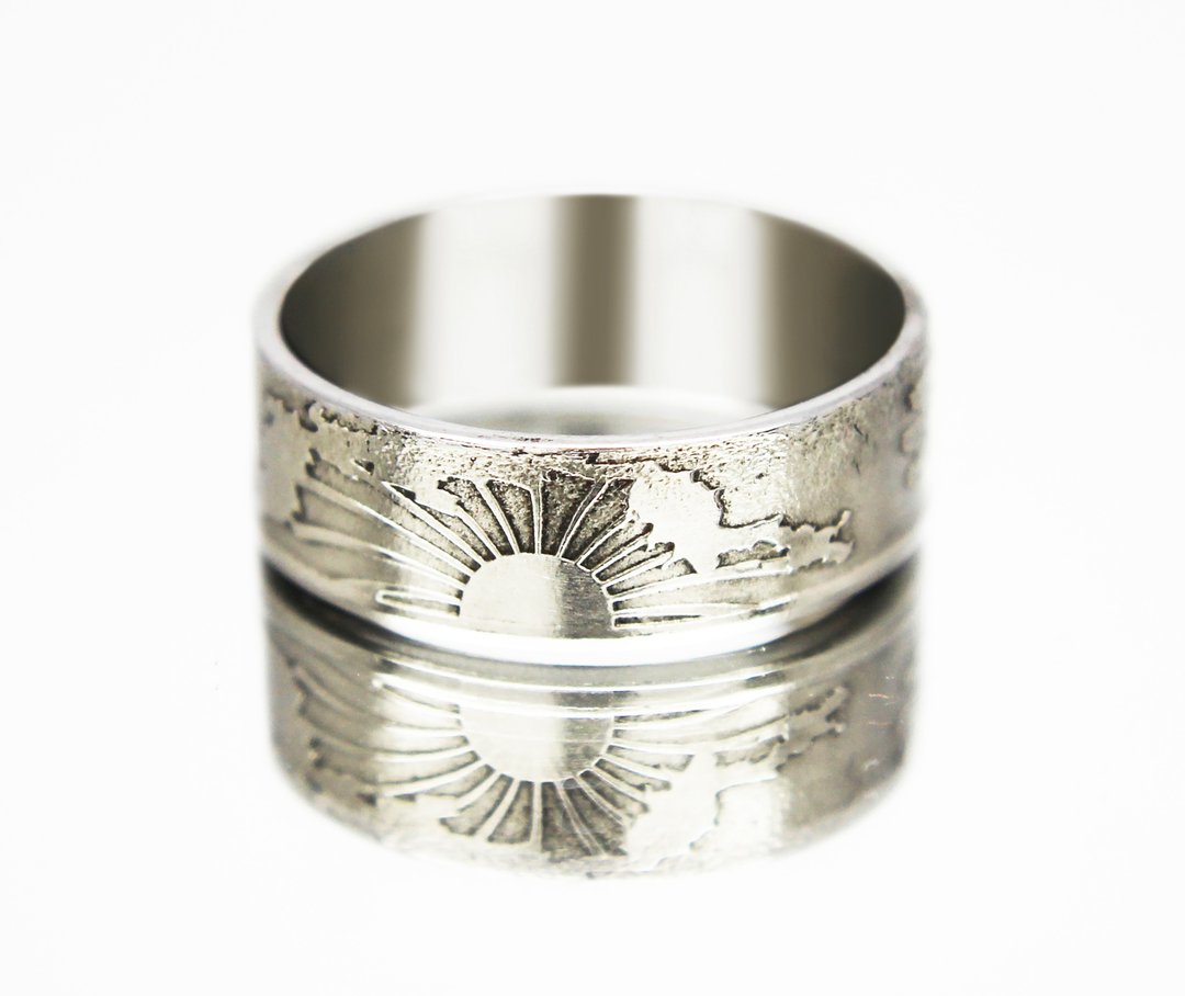 Transnistria Coin Ring 1 ruble 2020 coin rings for men coin rings for women - 戒指 - 其他金属 
